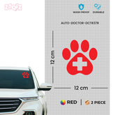 Bold Lettering Doctor on Board Decal